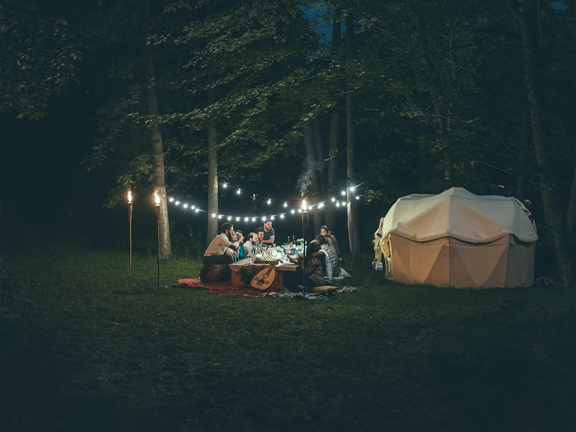 Unleash Your Wanderlust: Transform Your Backyard with a Boho Bell Tent Retreat-Boho Bell Tent