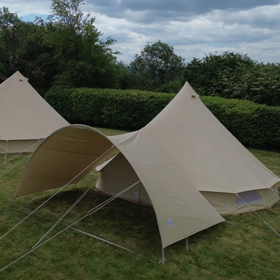 Bell Tent Curved Canopy-Boho Bell Tent